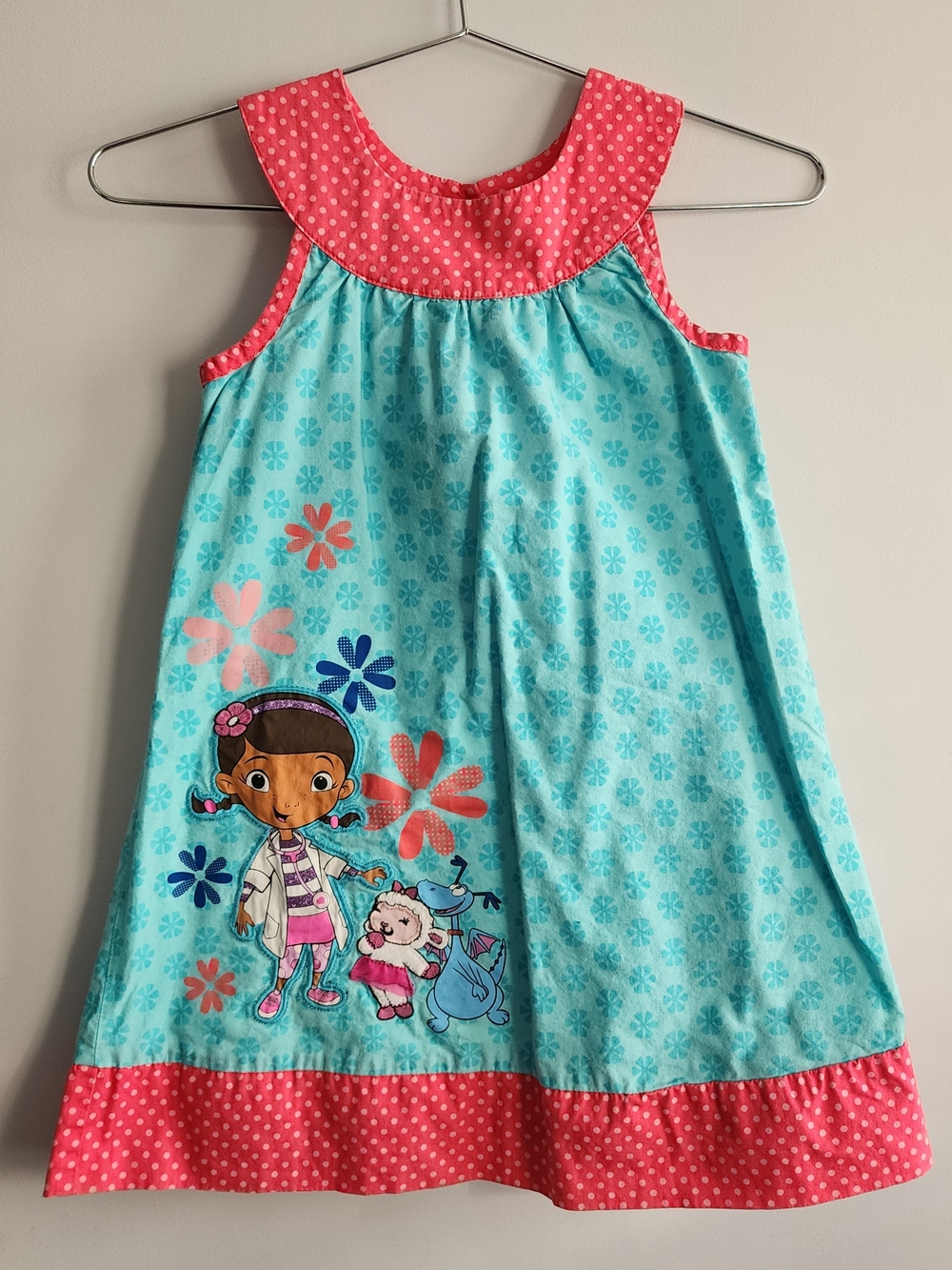 Disney Store Doc McStuffins Girls Dress 5/6 Cottagecore Playwear